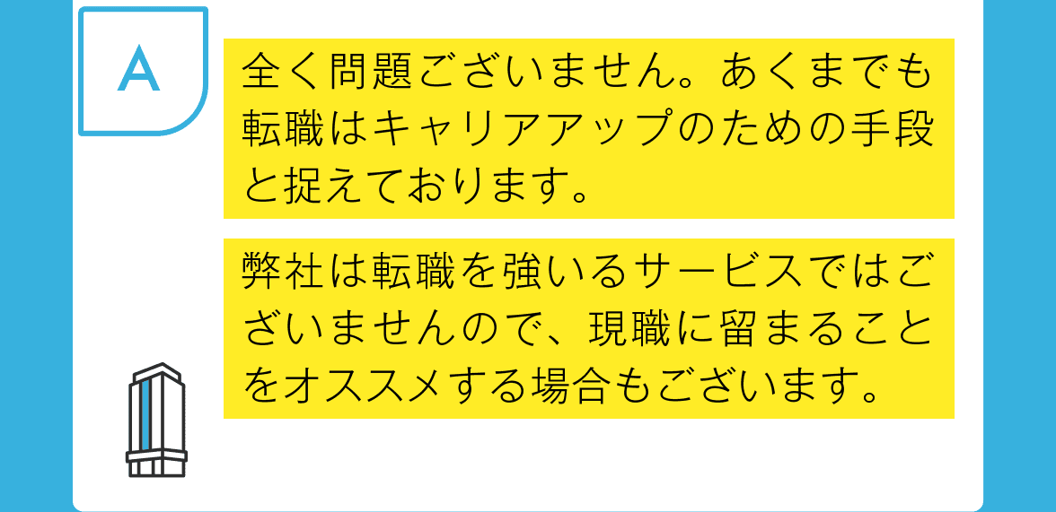 全く問題ございません